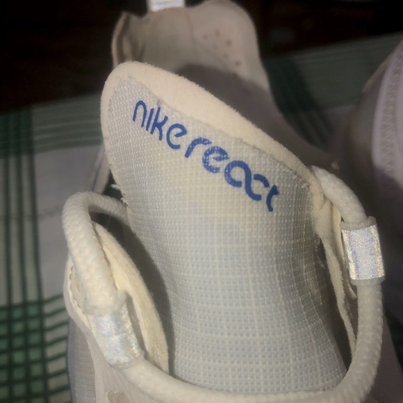 Nike white sneakers men shoes size 8 - Picture 5 of 7